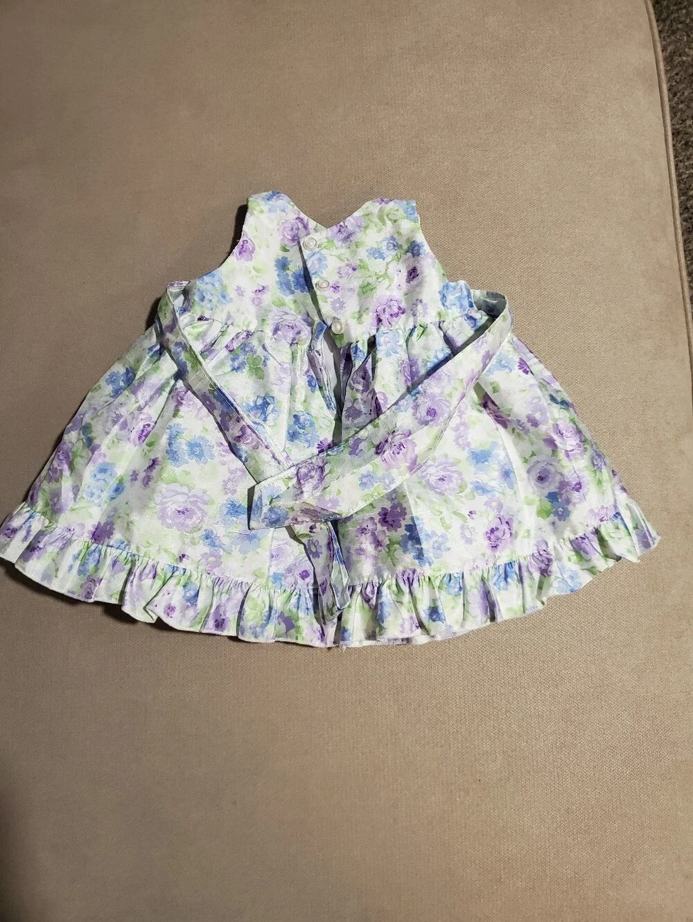 Marmellata Floral Party Dress in Purple and Blue